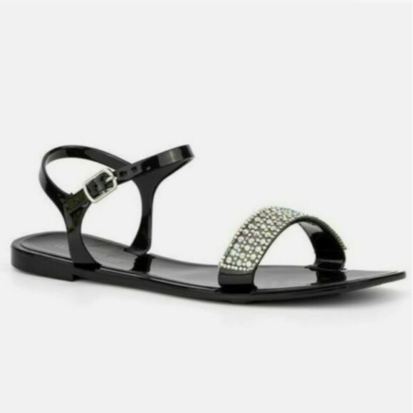 Olivia Miller Shoes - Olivia Miller Palizzi Jelly Sandals Black -9
